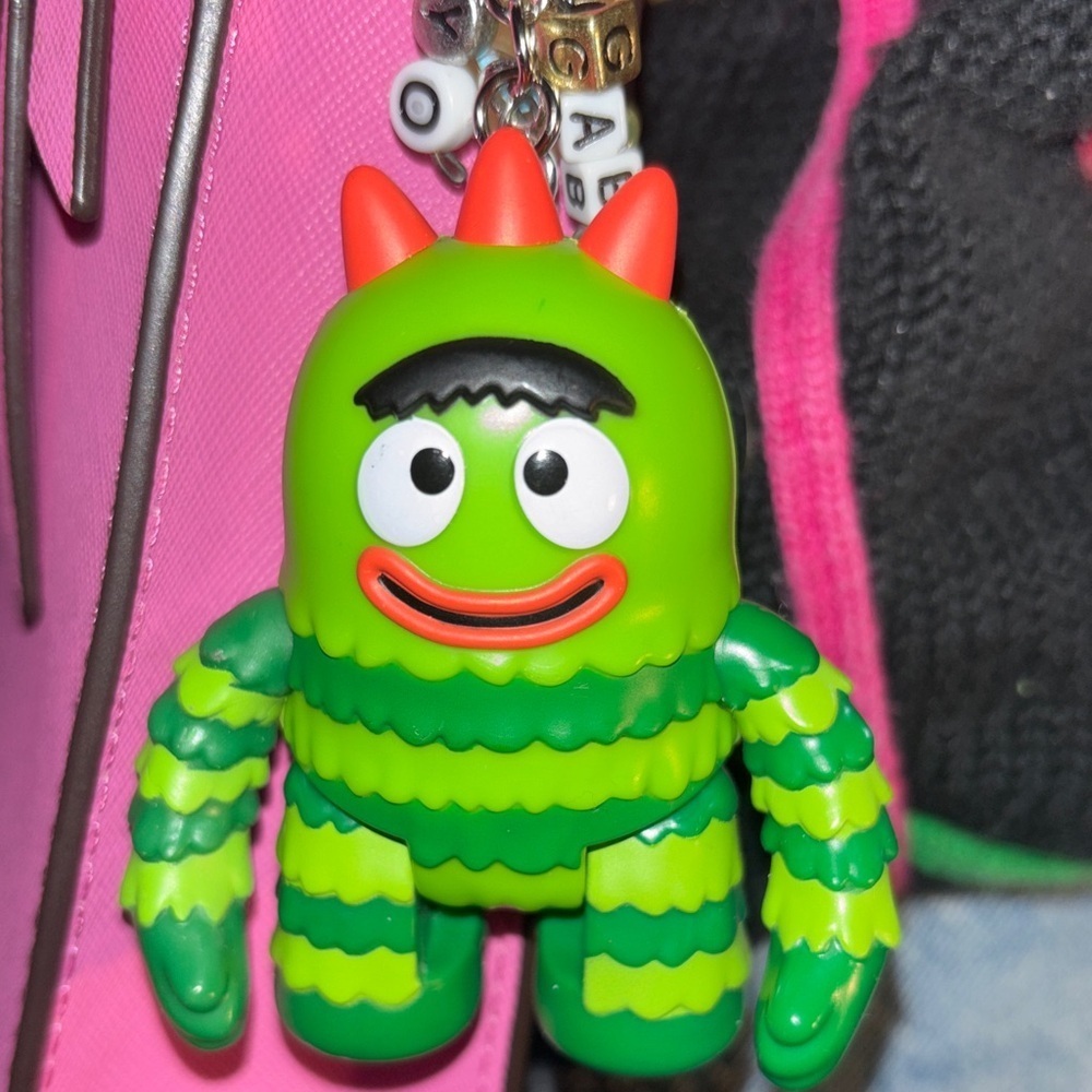 Yo Gabba Gabba Brobee keychain purse charm accessories - Picture 6 of 7